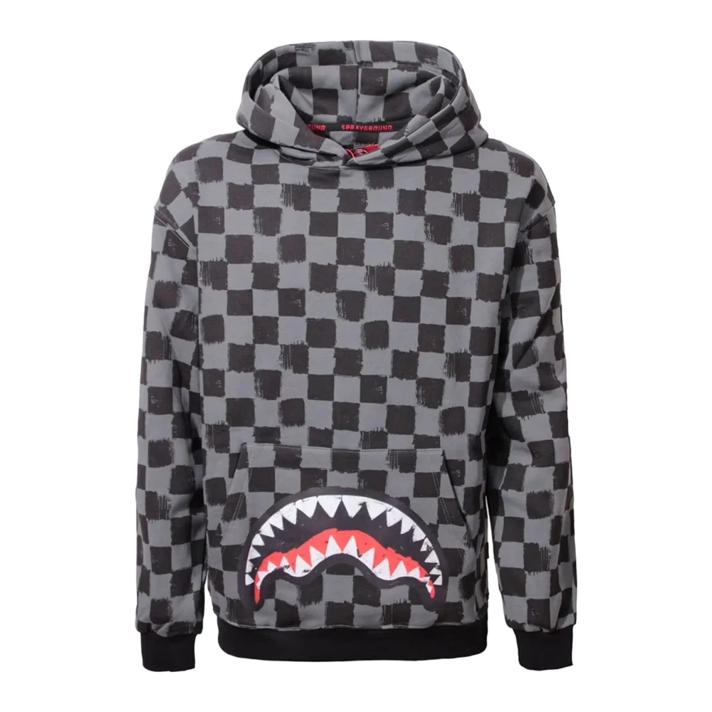 Sprayground Hoodie met Capuchon Grijs Gray Heren