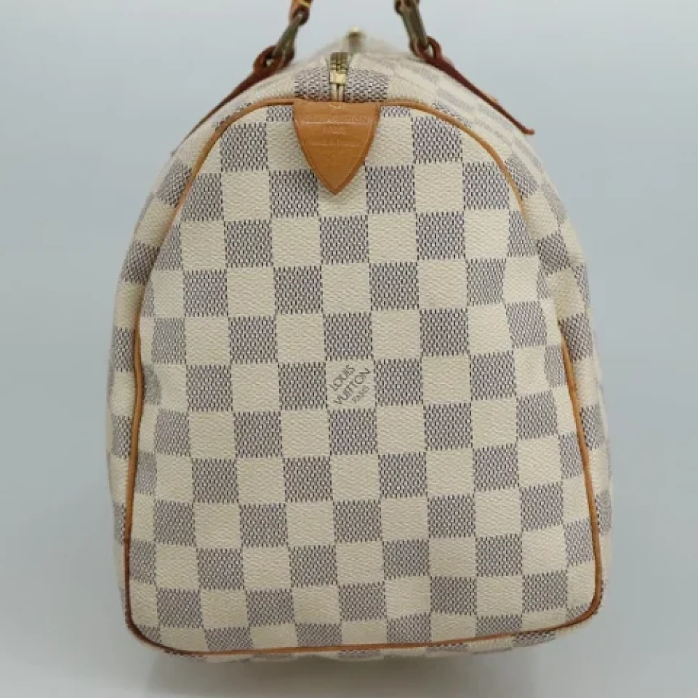 Louis Vuitton Vintage Pre-owned Canvas handbags White Dames