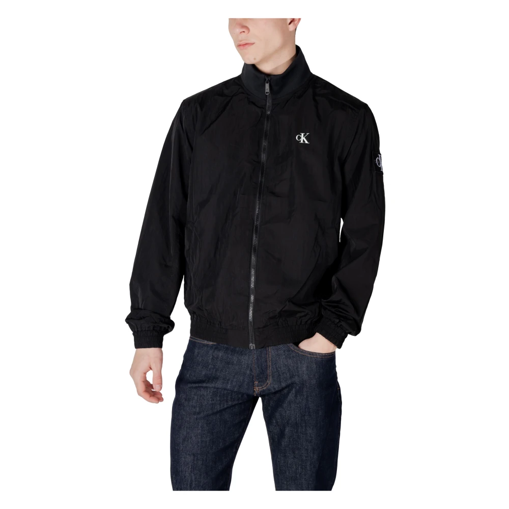 Calvin Klein Jeans Nylon Herenjassen Collectie Black Heren
