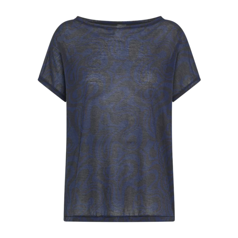 Rrd Women's Blue Powers Square Shirty - T-Shirts - 2XL - Tops