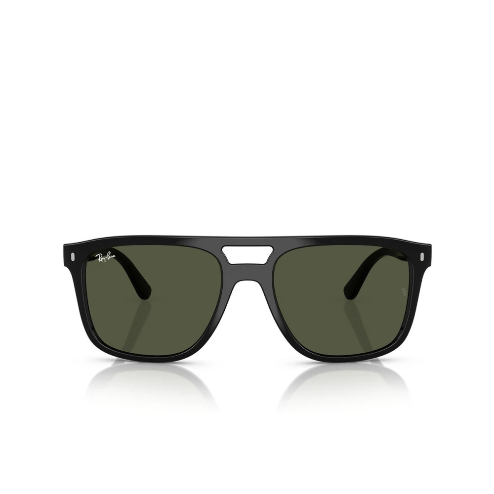 Ray-Ban Sunglasses - Black Frame Green Lenses 55-20, RB2213 - Image 4