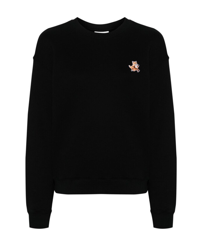 zwarte-sweatshirt-met-fox-patch