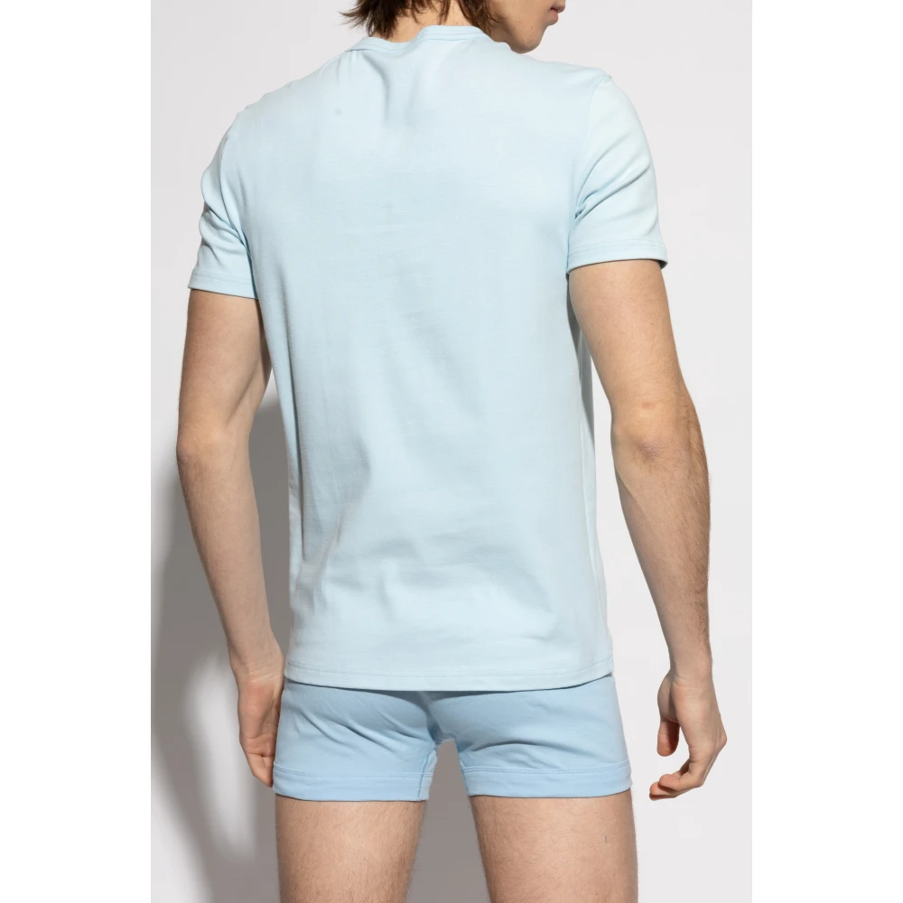 Tom Ford T-shirt met logo Blue Heren