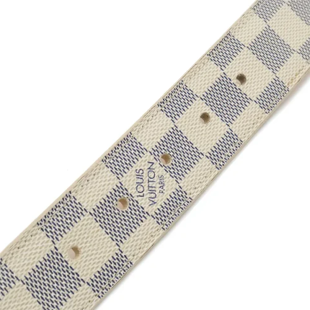 Louis Vuitton Vintage Pre-owned Canvas belts Beige Heren