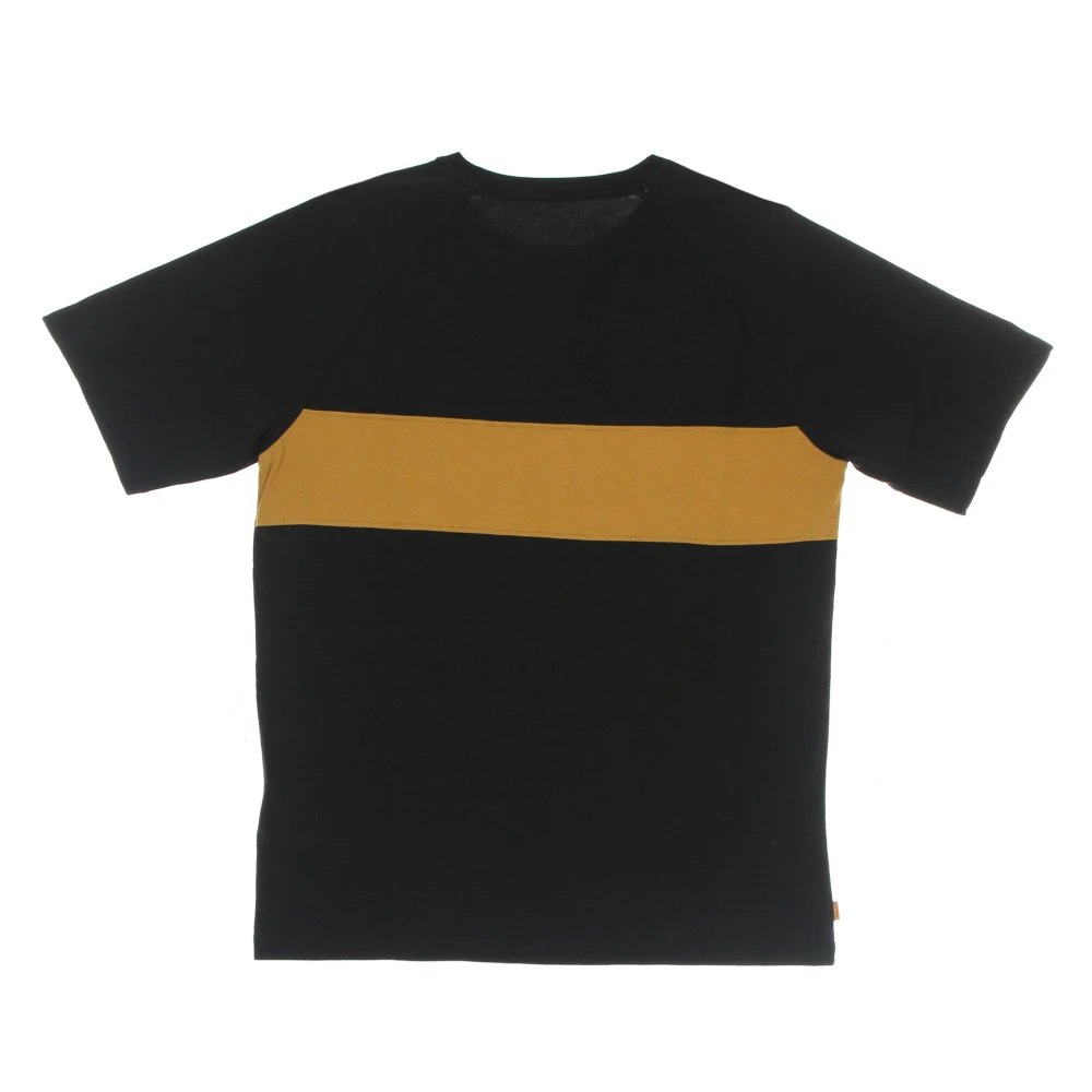 Timberland Zwart CutSew Tee Korte Mouw T-shirt Black Heren