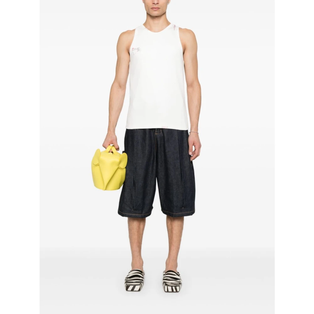 Marni Wit T-shirt voor mannen White Heren