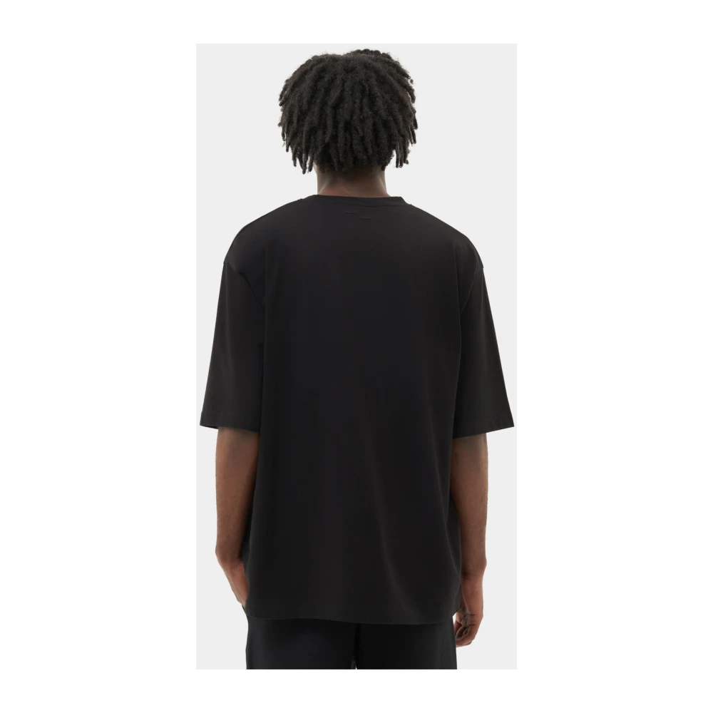 Filling Pieces T-shirt Boxy Embroidered Black Heren