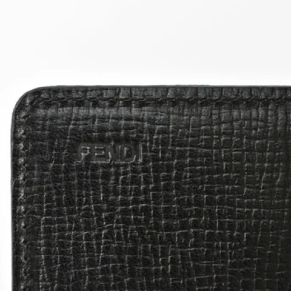 Fendi Vintage Pre-owned Canvas wallets Gray Dames