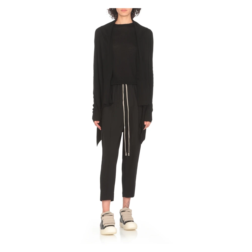 Rick Owens Wollen Cardigan Black Dames