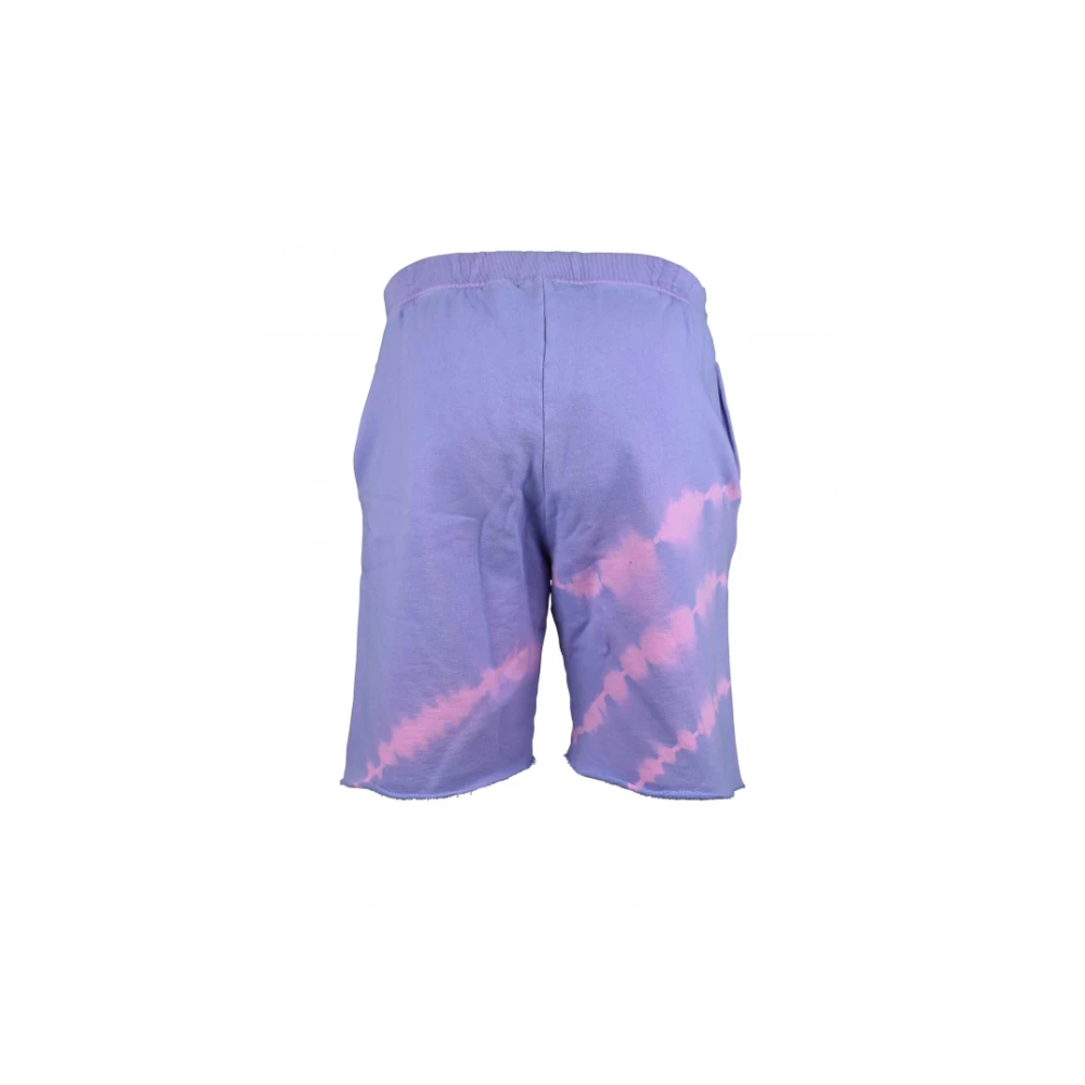 Aries Paarse Tie-Dye Shorts Purple Heren