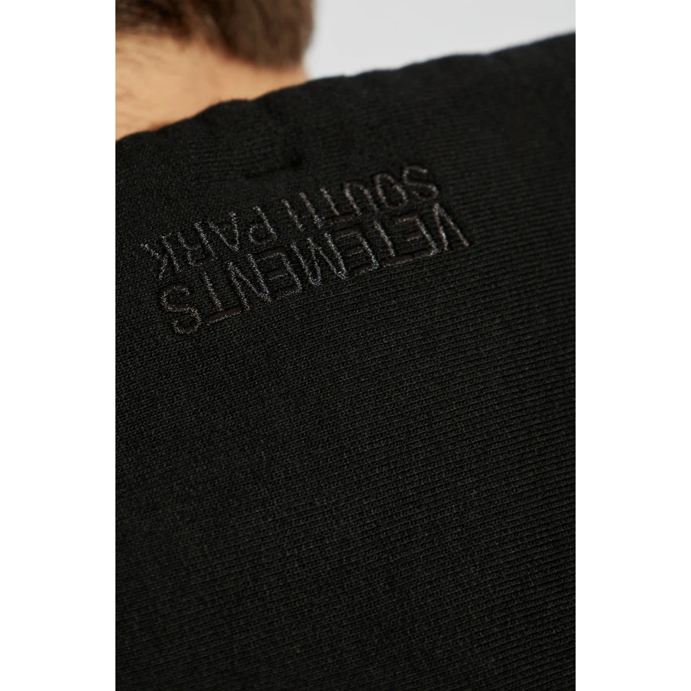Vetements Hoodie Black Heren