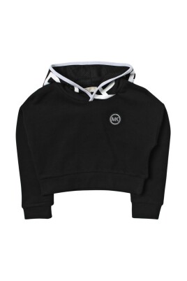 sweat-a-capuche-court-noir-pour-filles