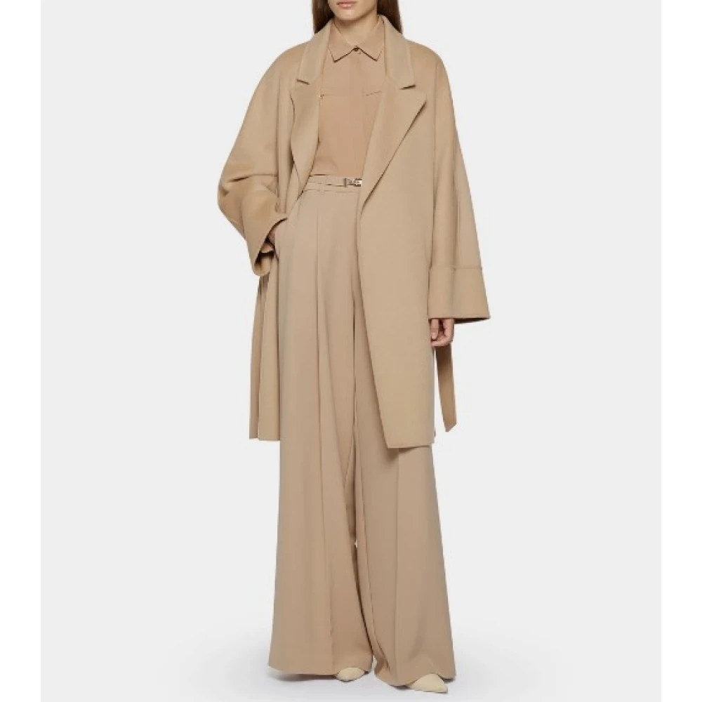 Simona Corsellini Elegante Jas Gewaad Stijl A24Cpcpv02 Brown Dames