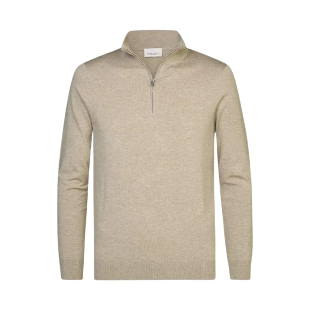 Profuomo , Herren, Strickwaren, Beige, 2XL