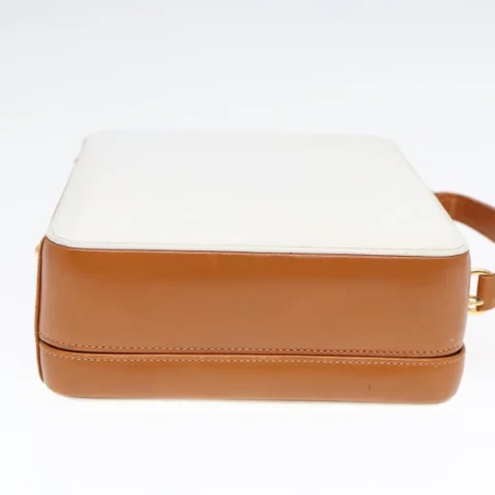 Gucci Vintage Pre-owned Leather gucci-bags White Dames