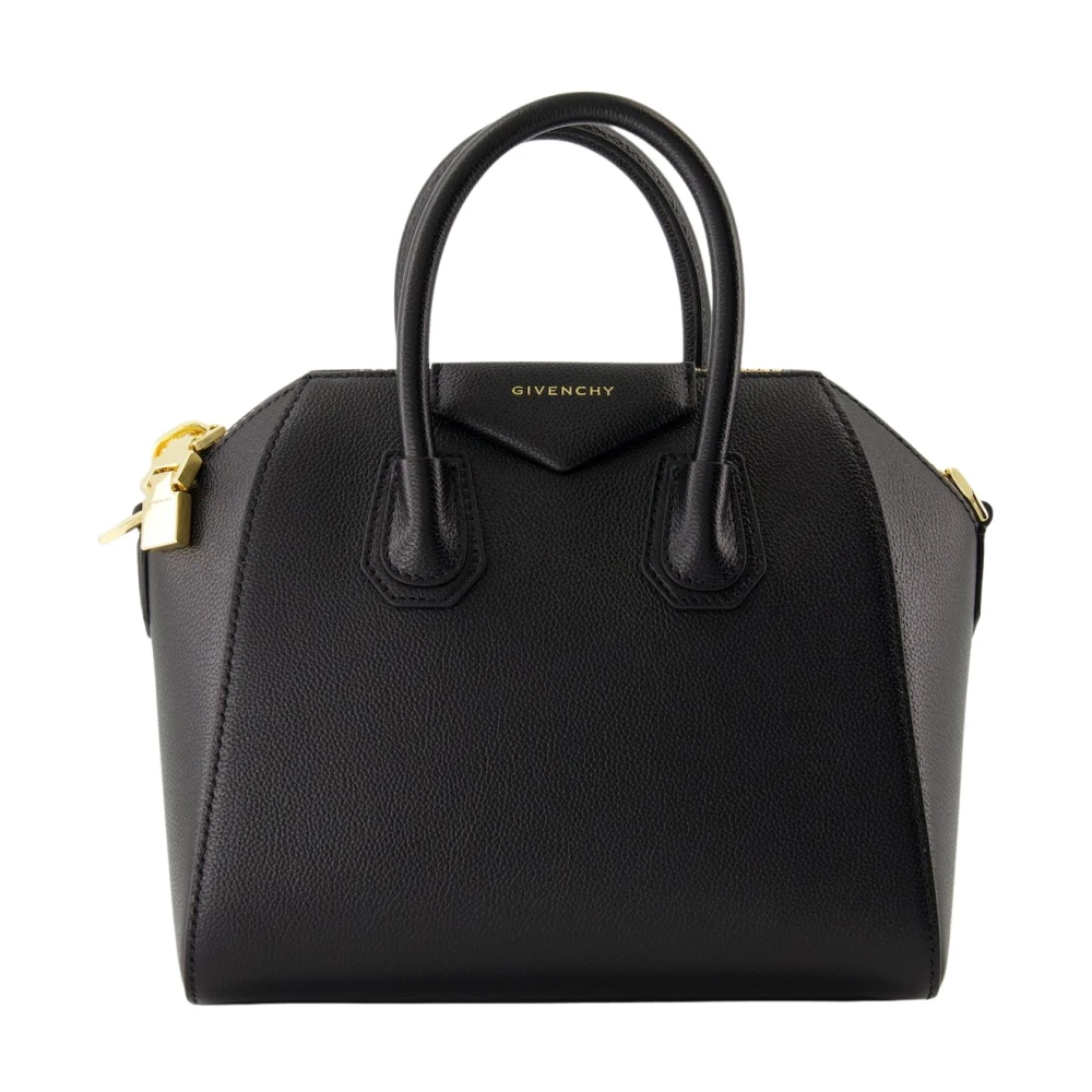 Givenchy Svart läder Antigona väska Black, Dam