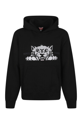 sweat-a-capuche-classique-brode-tigre-heureux