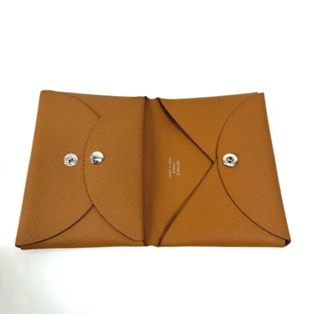 Hermès Vintage Pre-owned Leather home-office Brown Dames
