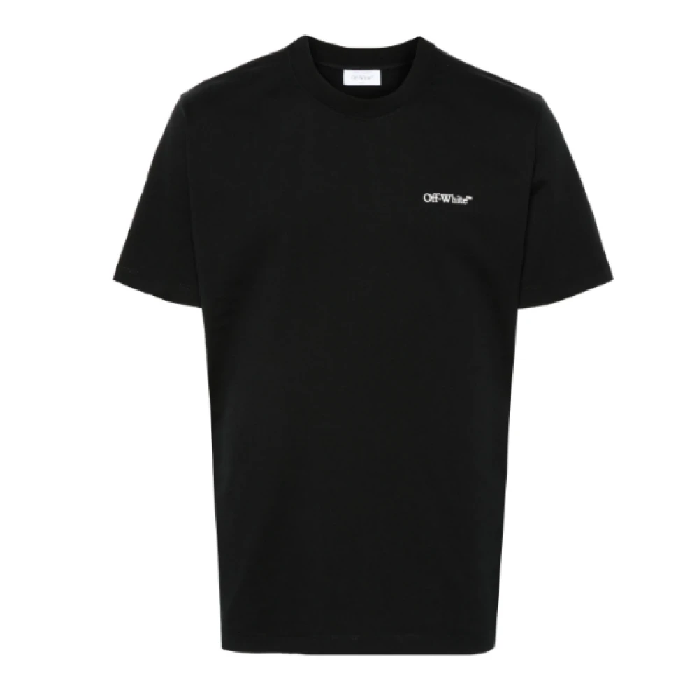 Off White Zwarte T-shirts en Polos Black Heren