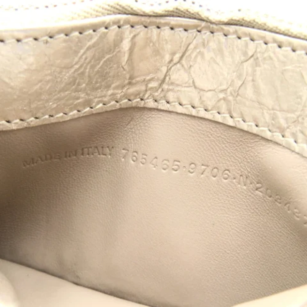 Balenciaga Vintage Pre-owned Leather home-office Beige Dames