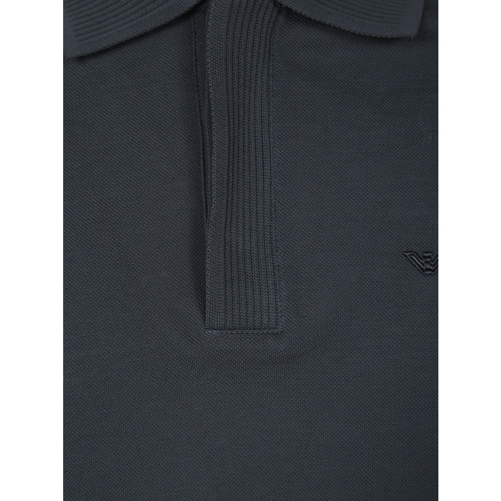 Emporio Armani Klassieke Polo Shirt voor Mannen Green Heren