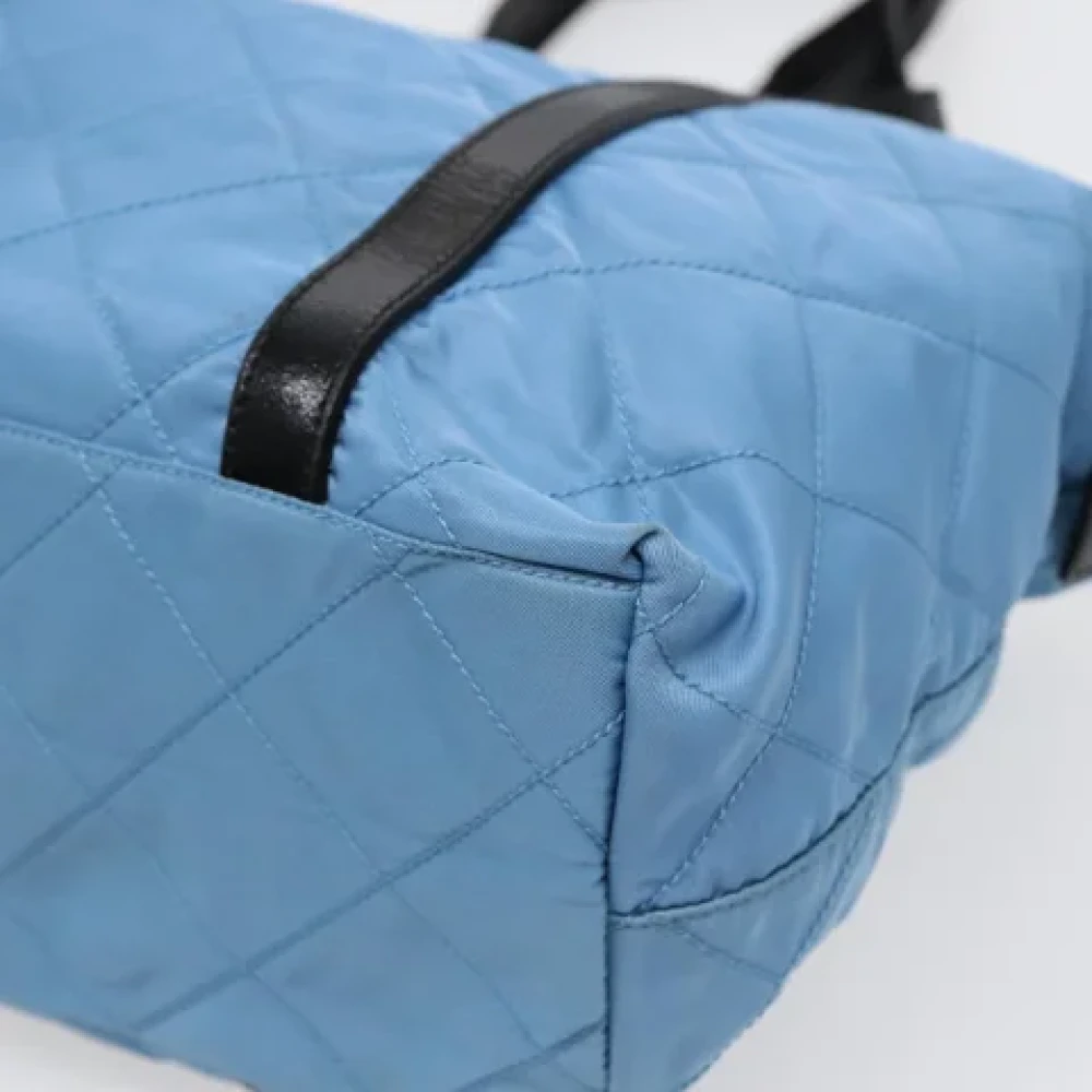Prada Vintage Pre-owned Nylon totes Blue Dames