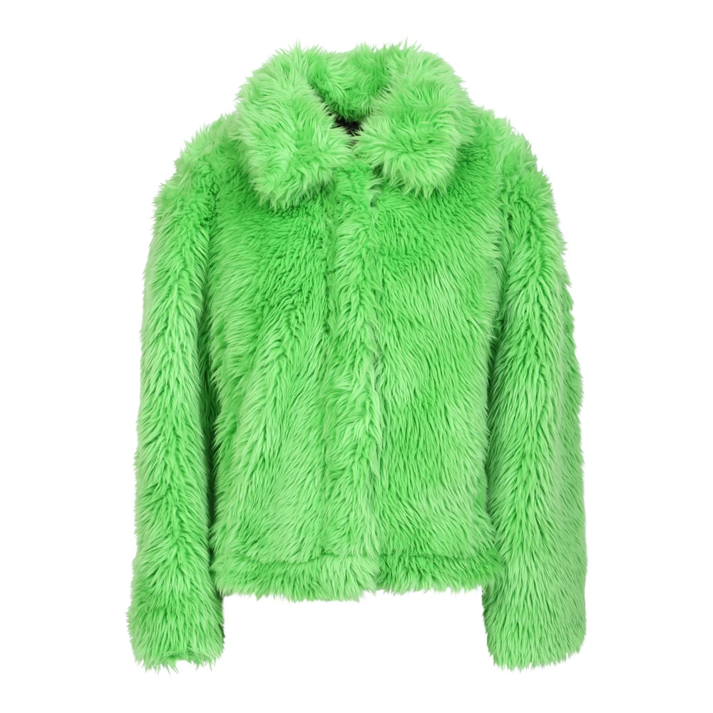 Jackets > Faux Fur & Shearling Jackets - - Msgm - Modalova