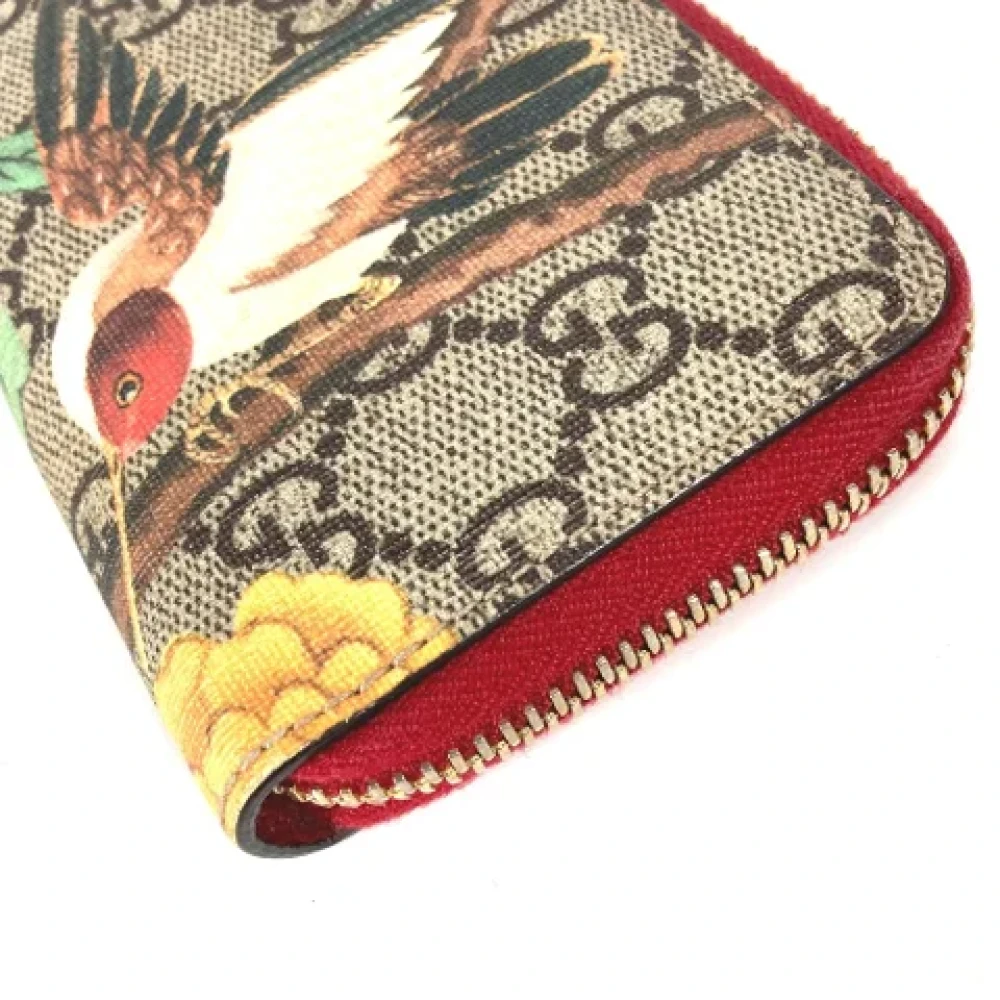 Gucci Vintage Pre-owned Canvas wallets Beige Dames