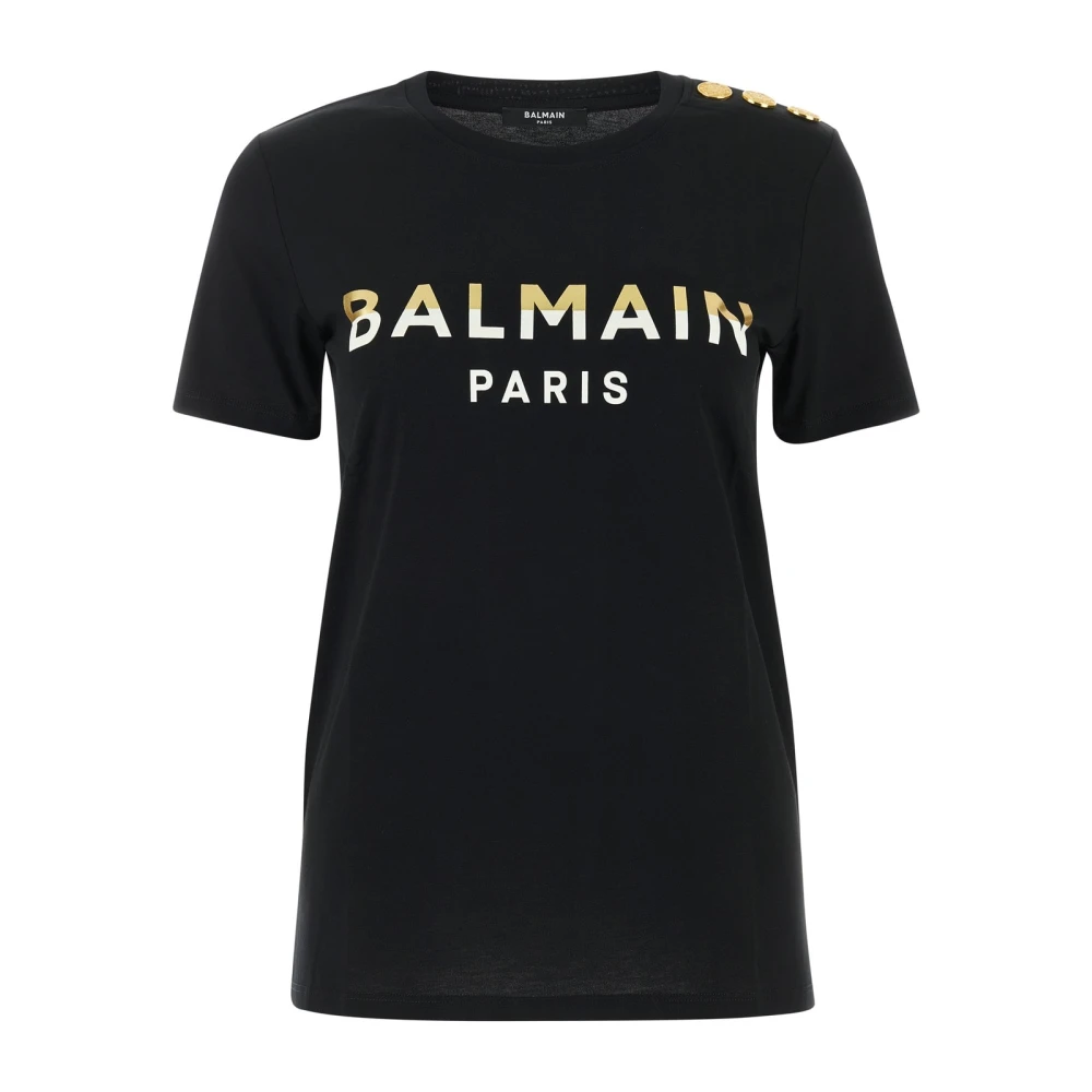 Balmain Klassiek T-Shirt Black Dames