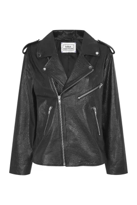 Oversized Biker Läderjacka