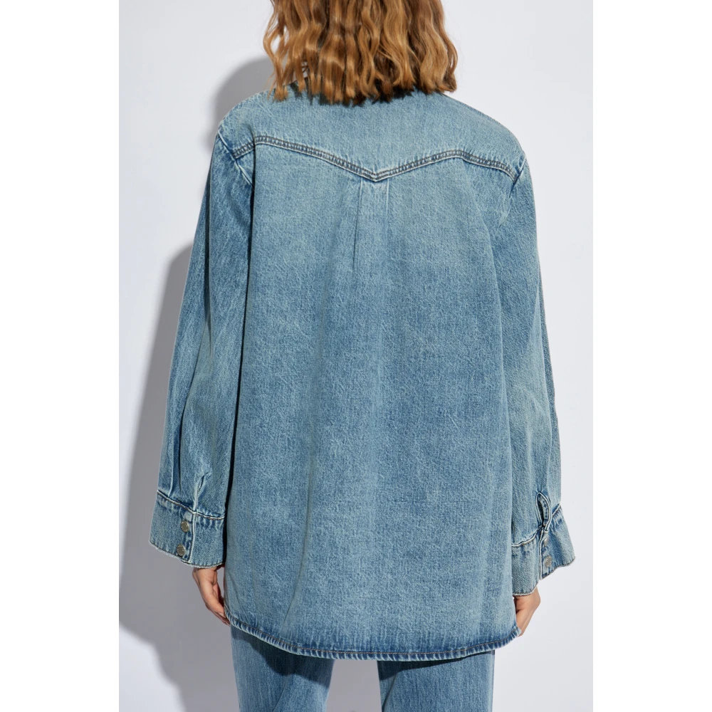 Gestuz Denim overhemd Blue Dames