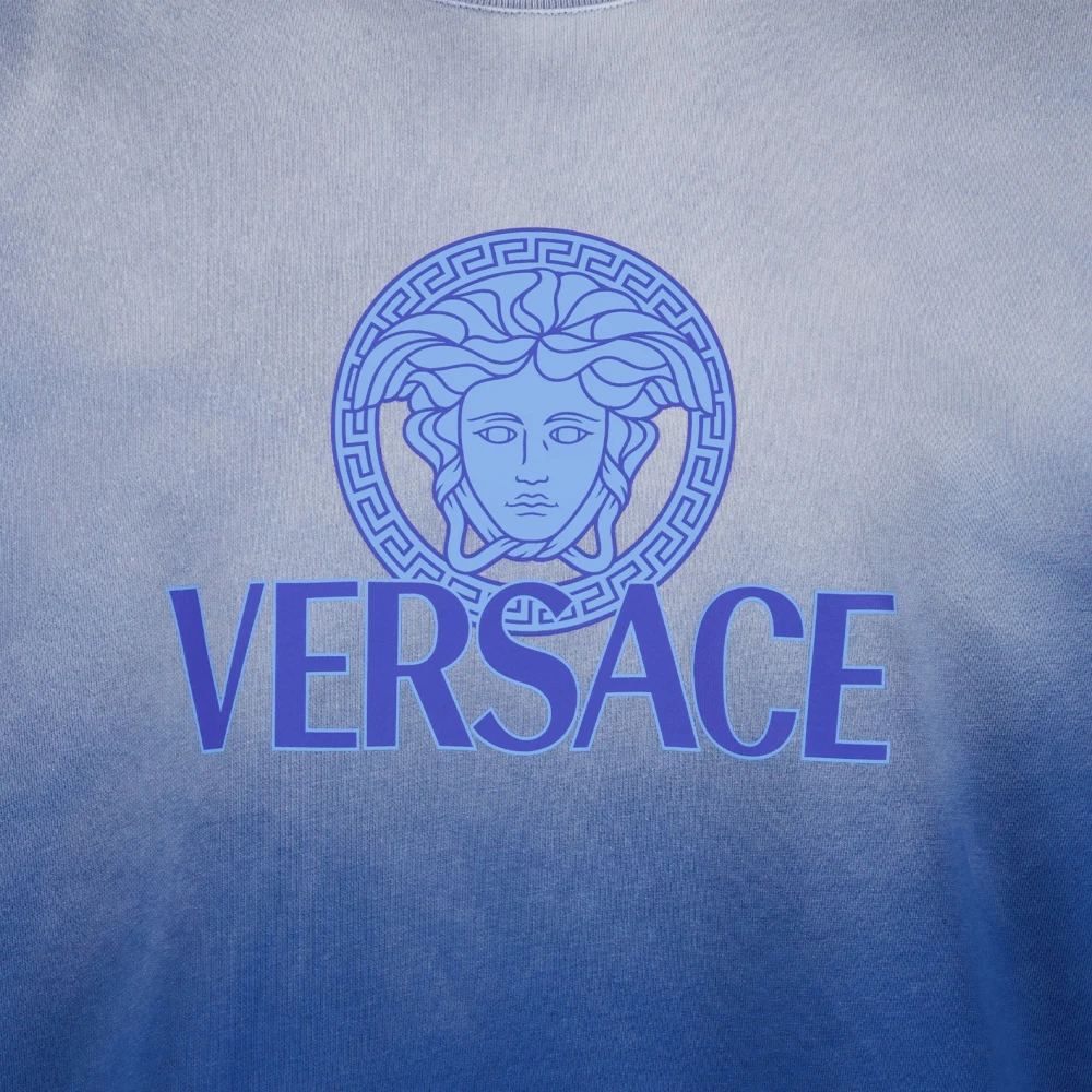 Versace Sweatshirts Blue Heren