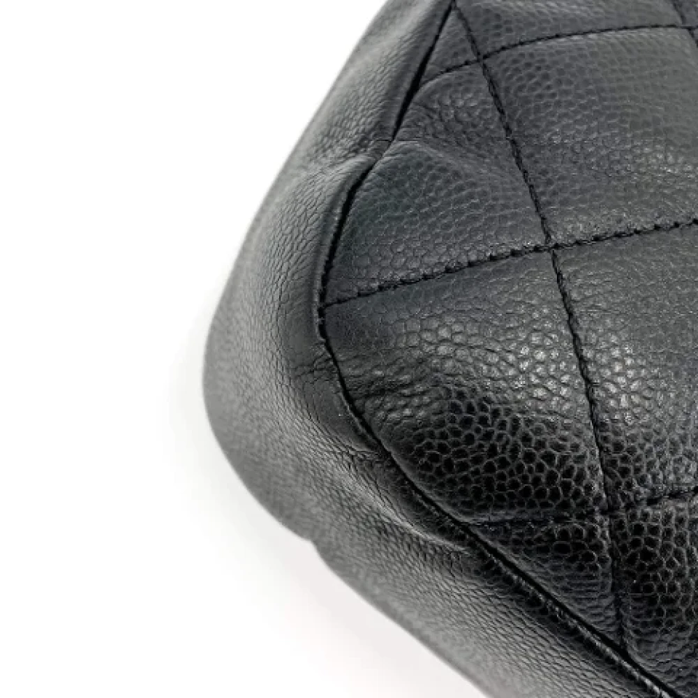 Chanel Vintage Pre-owned Leather handbags Black Dames