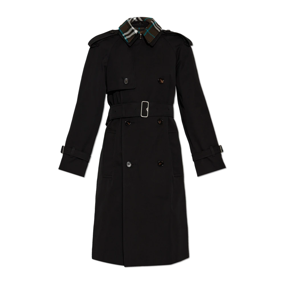 Burberry Katoenen trenchcoat Black Dames