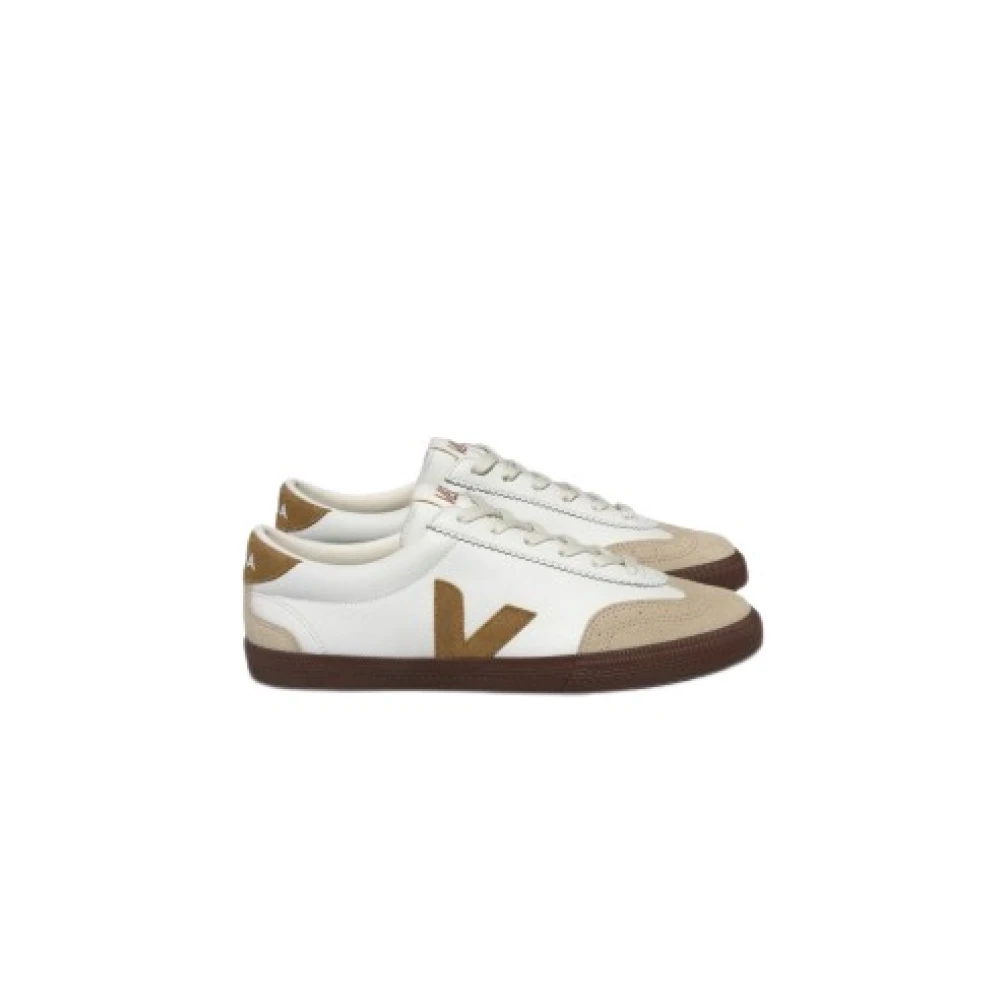 Veja Volley O.t. Leather Heren Schoenen Beige
