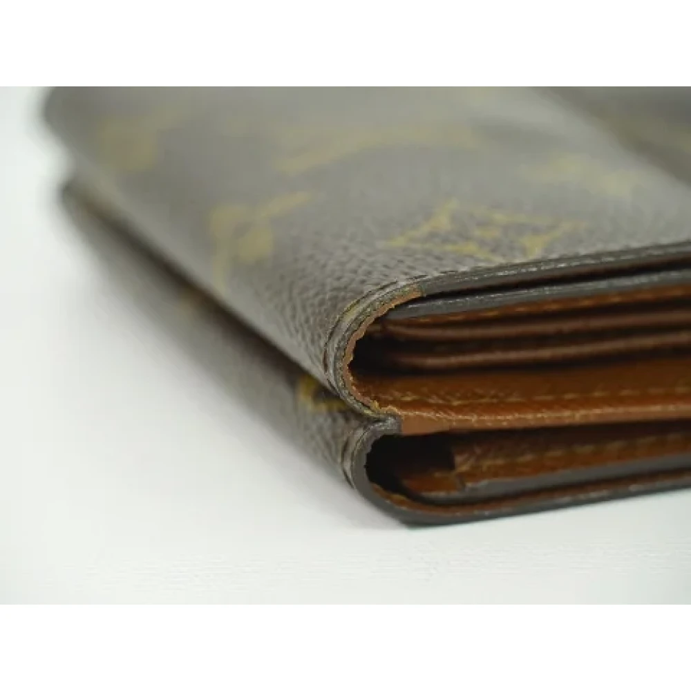 Louis Vuitton Vintage Pre-owned Canvas wallets Brown Dames
