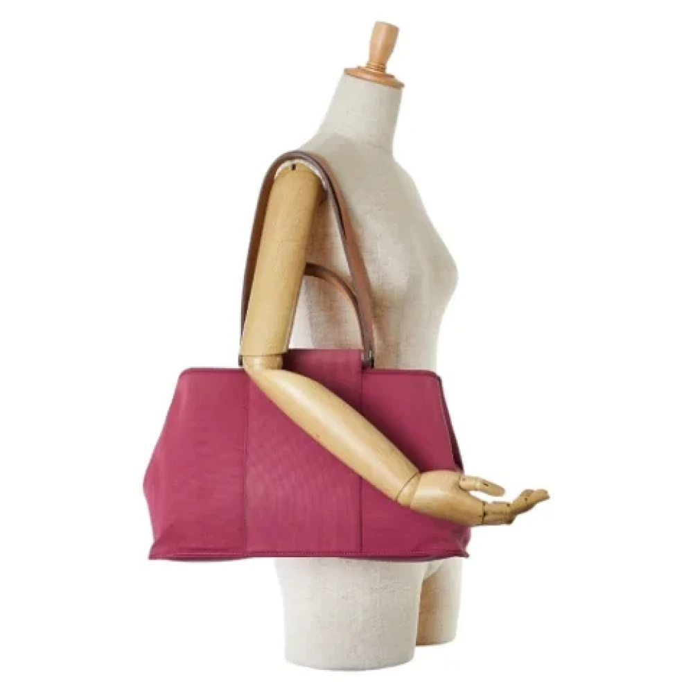 Hermès Vintage Pre-owned Leather shoulder-bags Purple Dames
