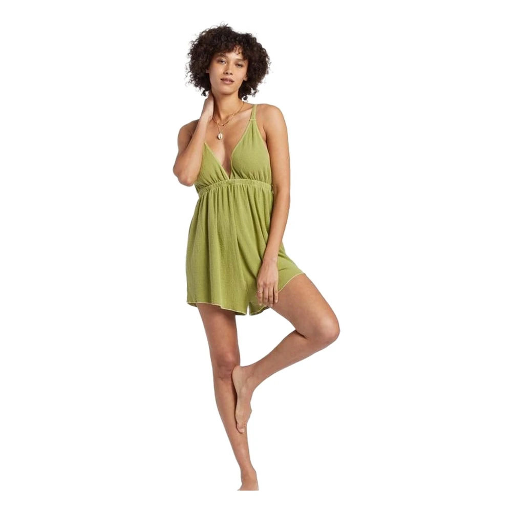 Billabong On Vacay Cover-Up Jumpsuit Green Dames