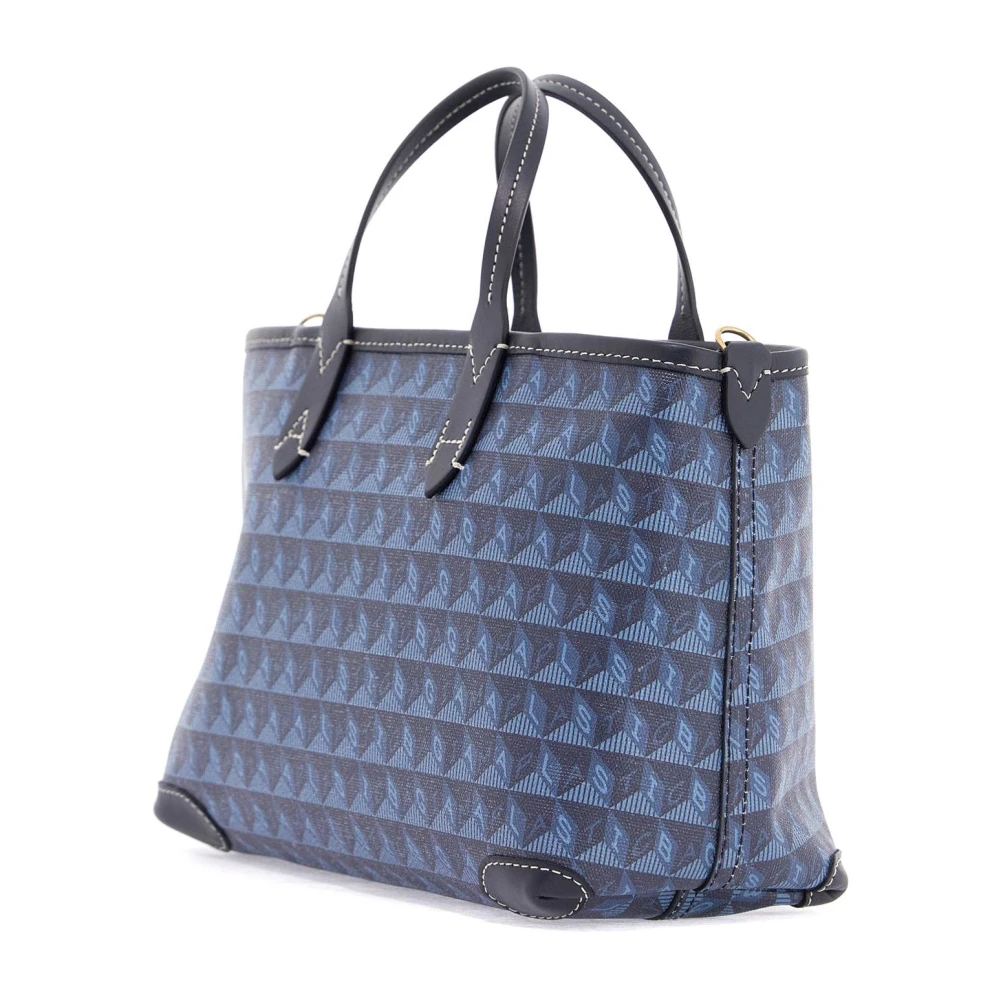 Anya Hindmarch Knipogend Gezicht Tote Tas Blue Dames