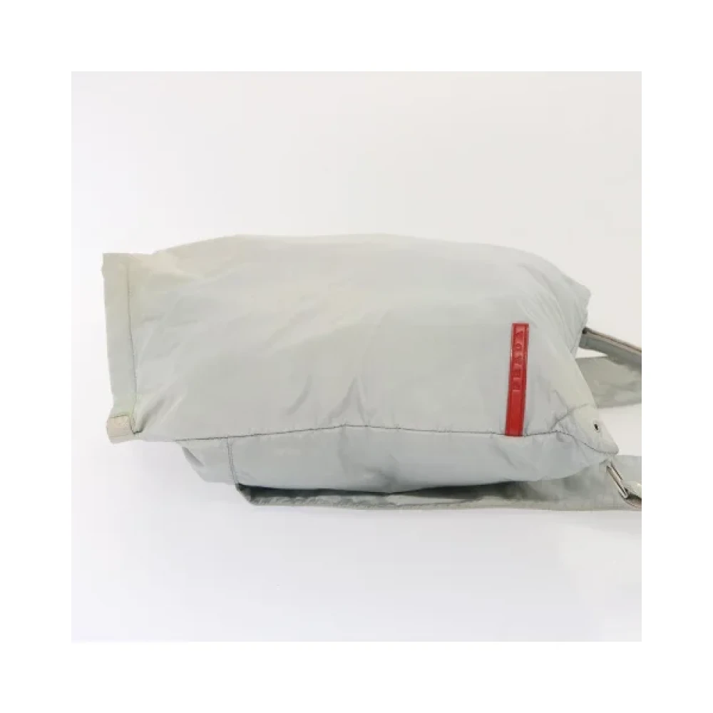 Prada Vintage Pre-owned Nylon backpacks Gray Dames