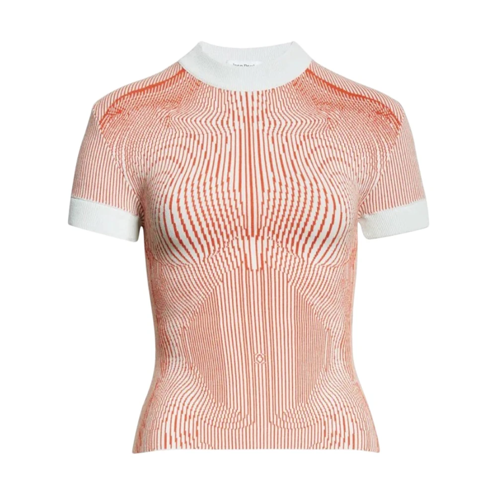 Jean Paul Gaultier Korte Mouw Ribtrui Orange Dames
