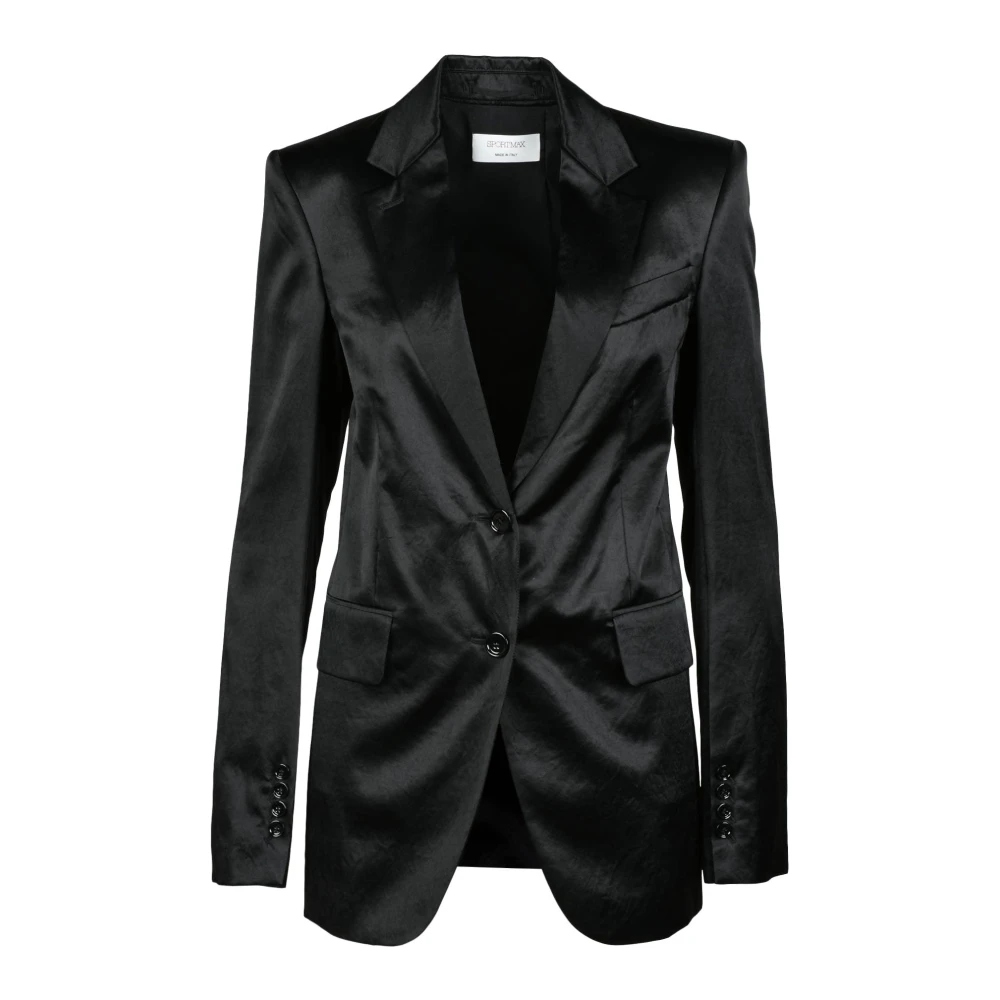 SPORTMAX Jas Black Dames