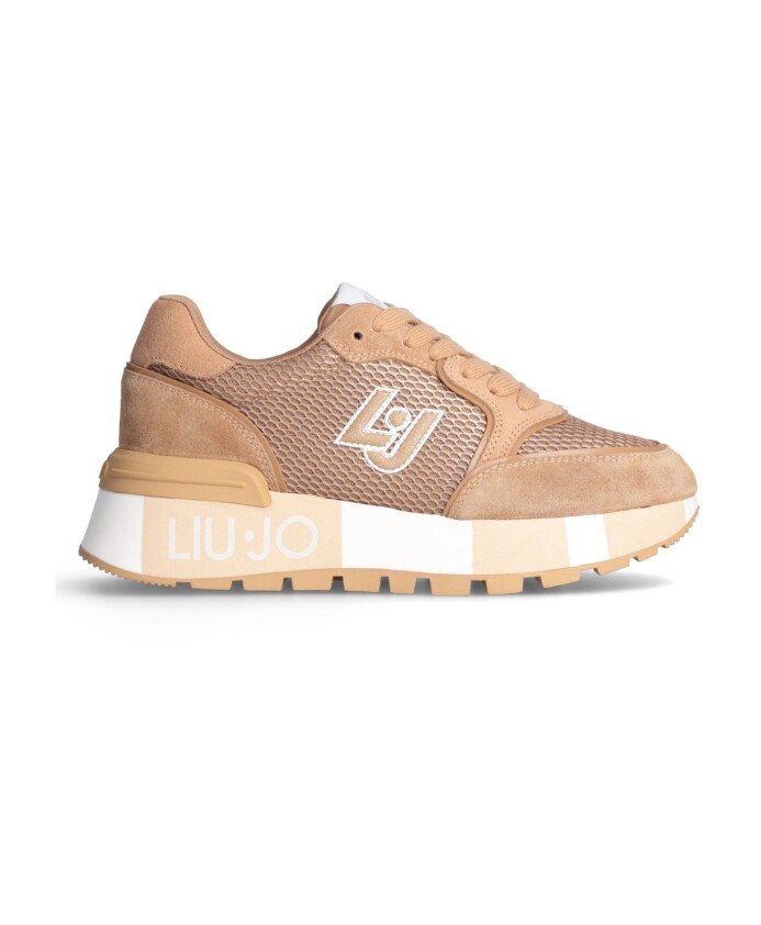 bruin-leren-hoge-zool-sneakers