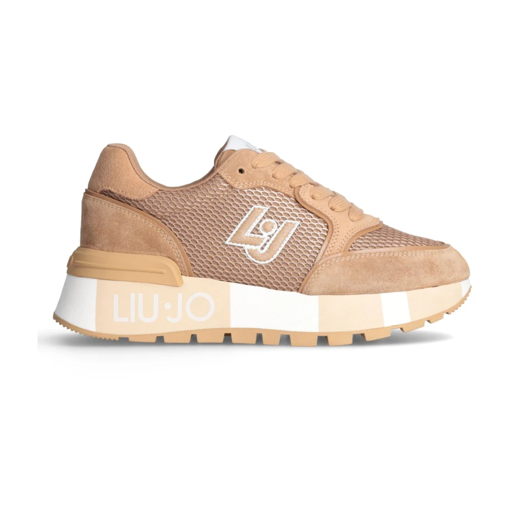Liu Jo High Sole Sneakers Dames Schoenen Bruin