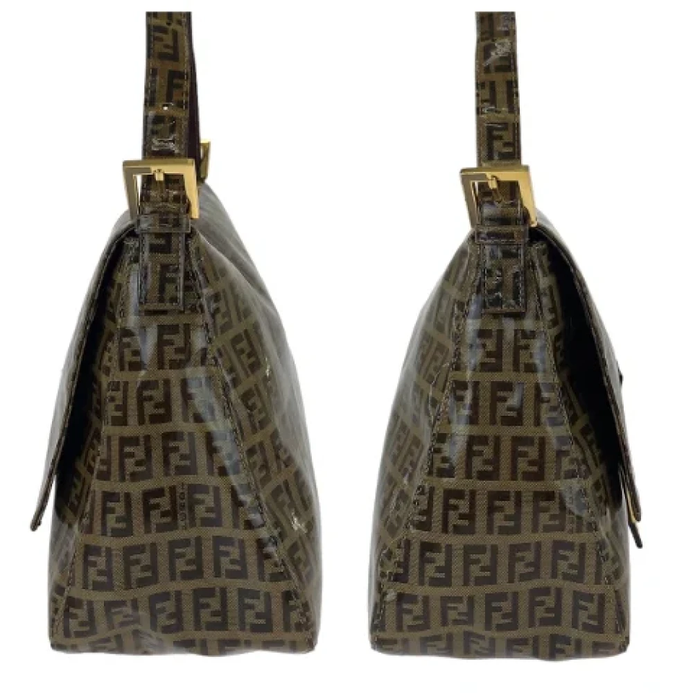 Fendi Vintage Pre-owned Canvas fendi-bags Brown Dames