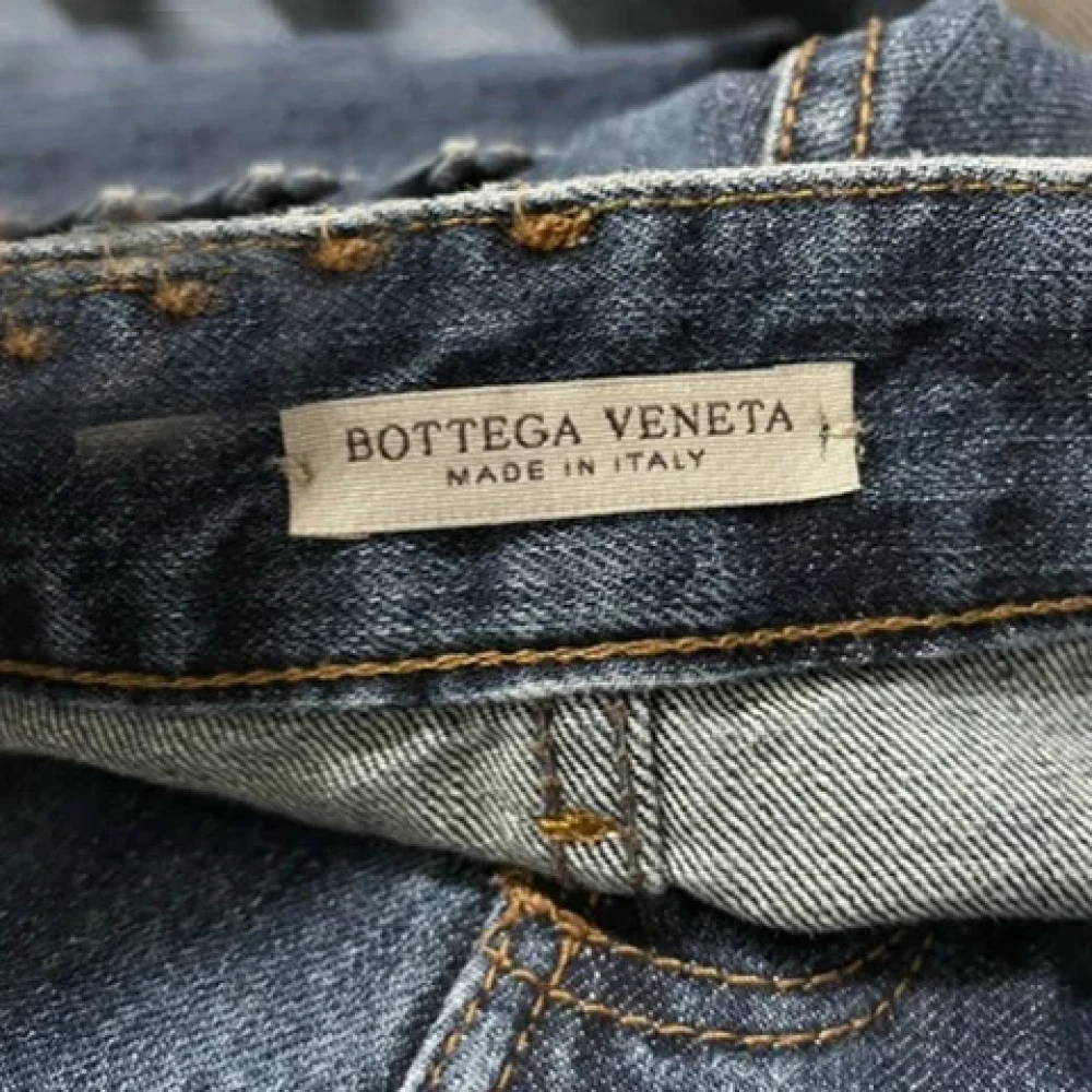 Bottega Veneta Vintage Pre-owned Cotton jeans Blue Heren