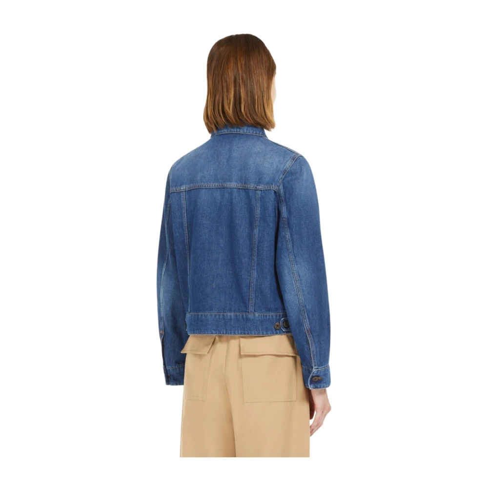 Max Mara Denim Caduca Jack Blue Dames