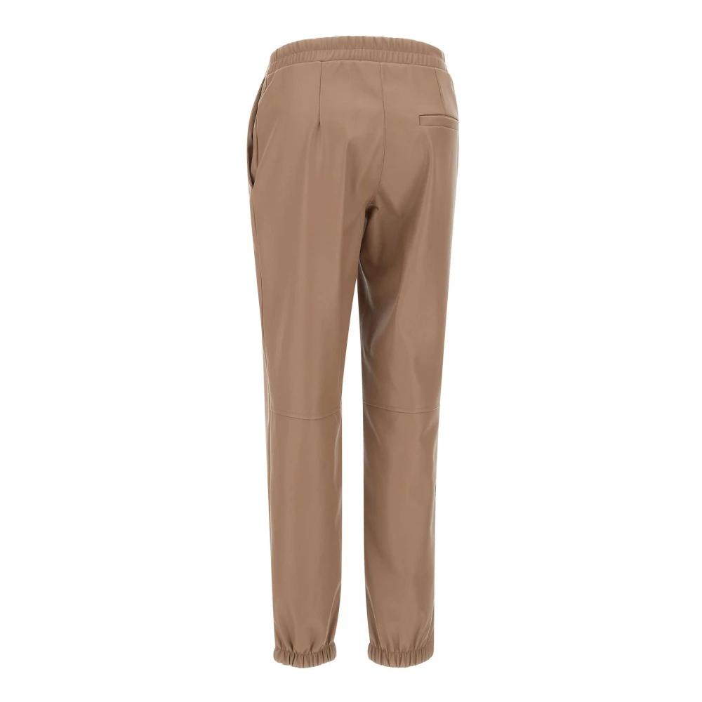 Kaos Imitatieleren damesbroek bruin Brown Dames