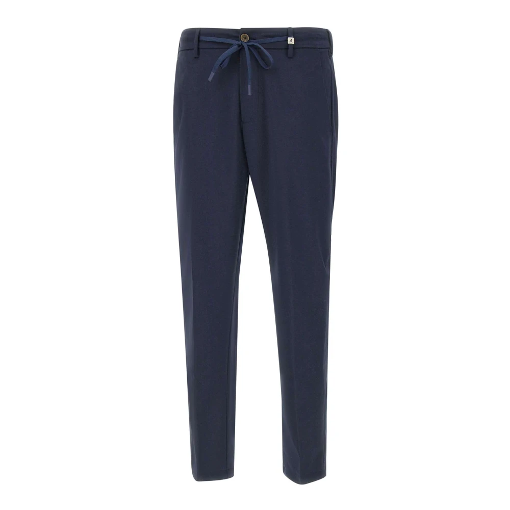 Myths Men's Blue Apollo Trousers Navy - Straight Trousers - M - Trousers
