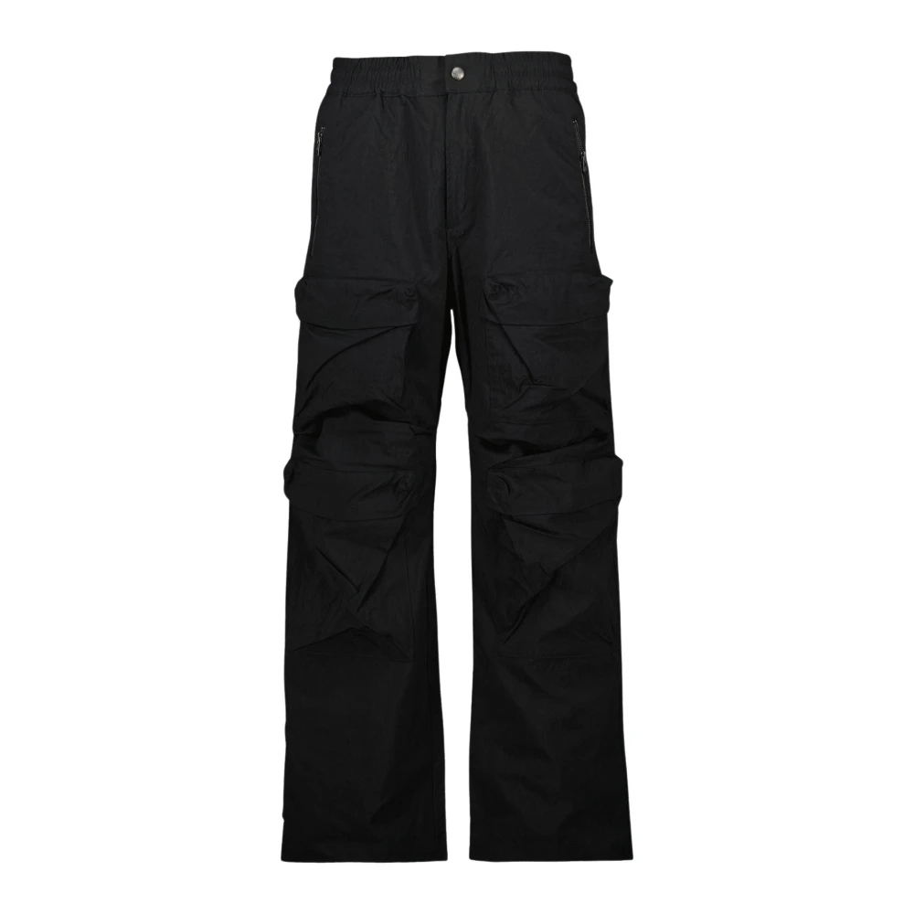 Diesel Uomo Nero Cargo Pants P-Danzel Nylon